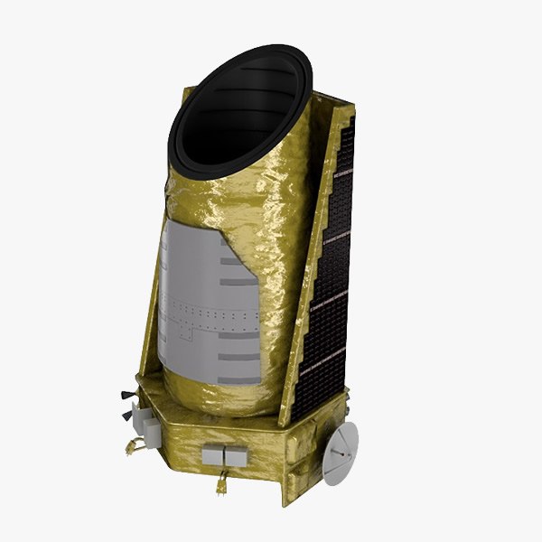 kepler telescope 3d max