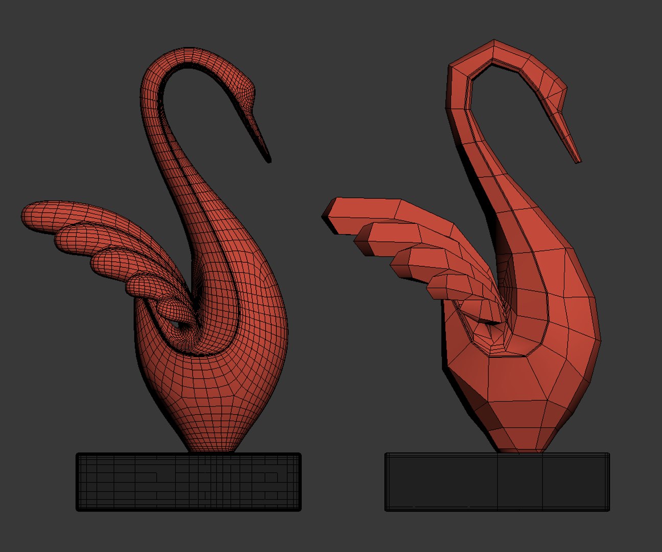 3d model sculpture statue stylized