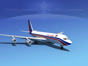 3d 707-320 airlines boeing 707