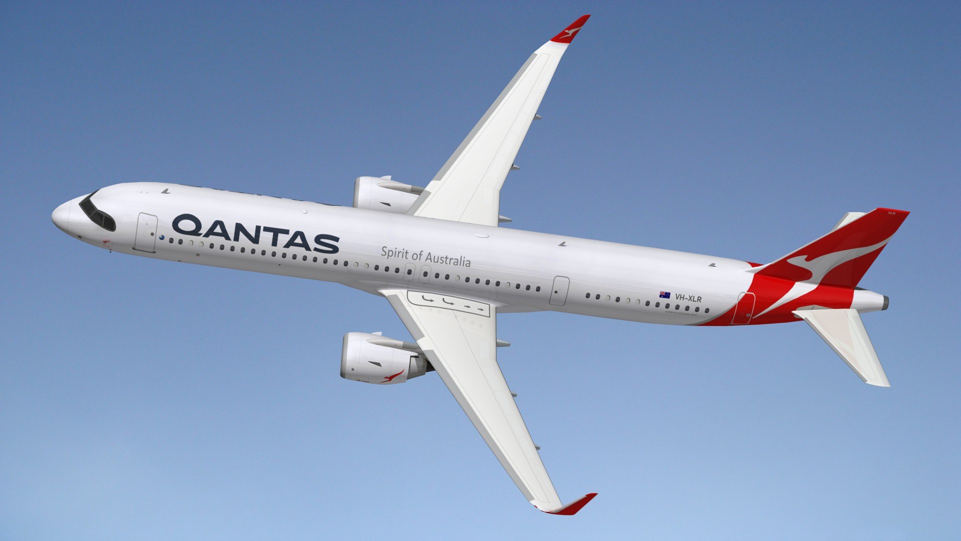 A321 Neo XLR Qantas Model - TurboSquid 2132647