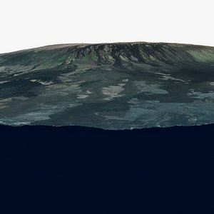 3D Fernandina Island Galapagos Islands Ecuador