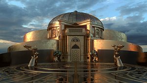 3D Surreal Castle
