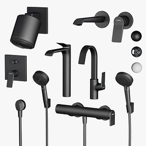 Hansgrohe set 2 Vivenis  Pulsify 3D model