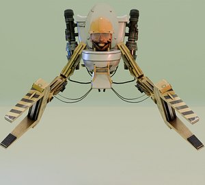 3D forklift skibidi toilet
