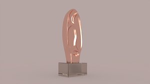 Modern decorative organic sculpture
