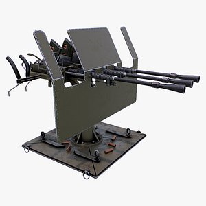 Machine Gun Turret 3D model