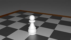 pawn piece chess 3d model
