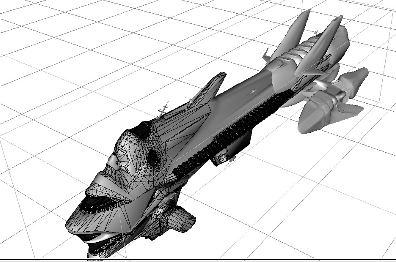 3d spaceship model