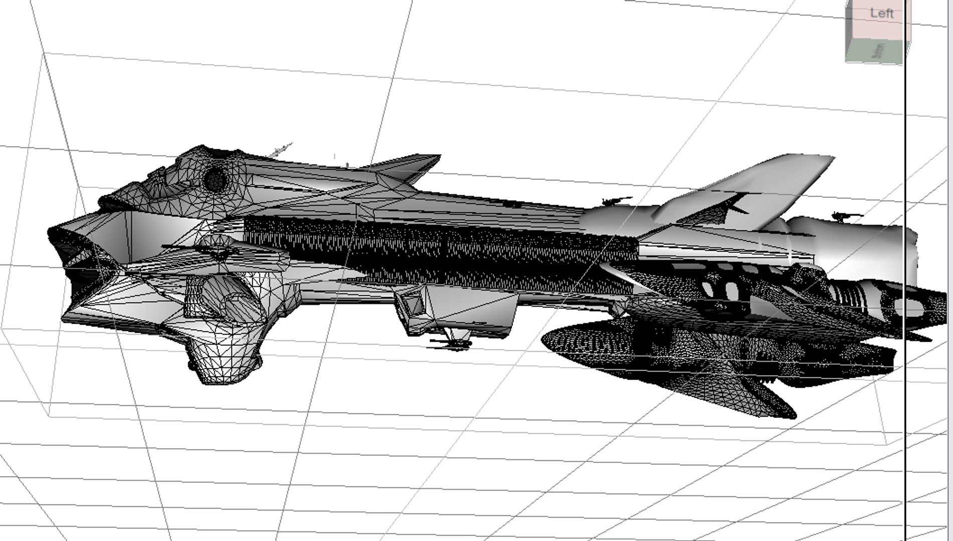 3d spaceship model