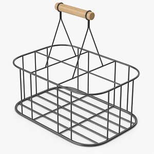 Milk Bottle Carrier 3D model