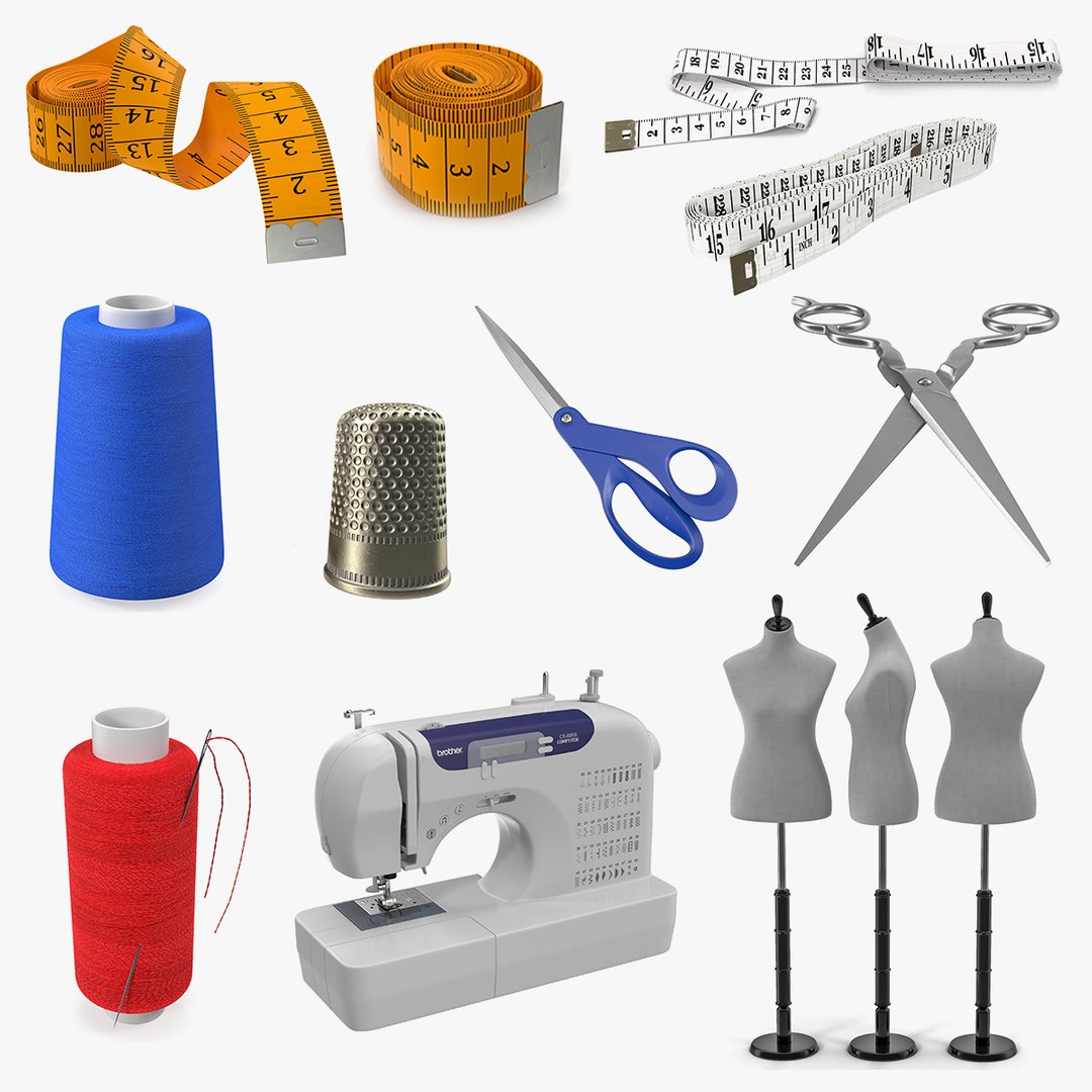 Sewing Collection 3 3D model preview
