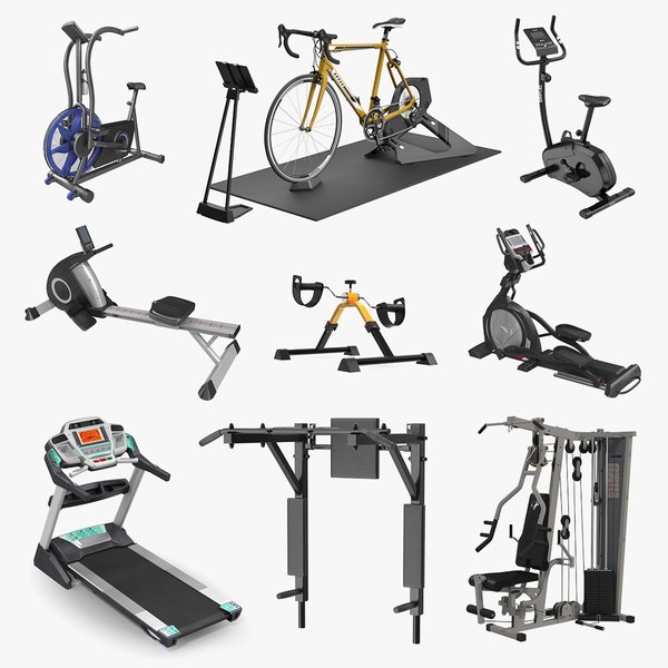 Exercise Equipment Collection 5 3D model