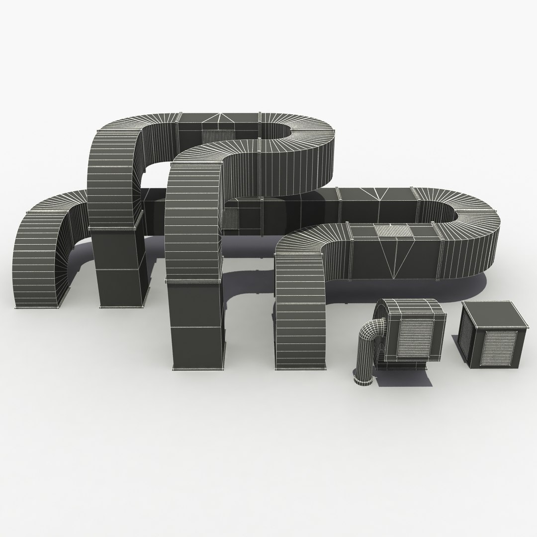 3d Set Ventilation Model