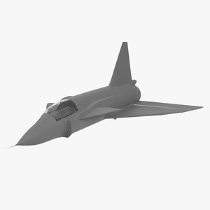 saab 37 viggen mesh 3d model