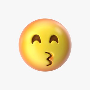 Emoji 17 Kissing Face Smiling Eyes