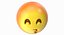 emoji 17 kissing face model