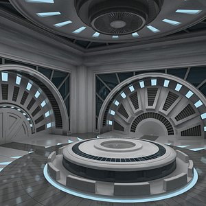 Futuristic Interior 3d Model