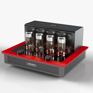3D Audio Research I50 Red and Black model