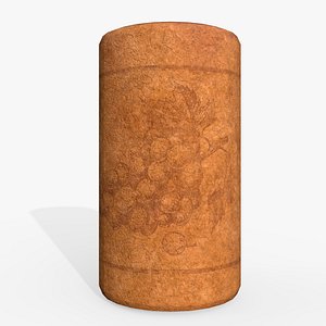 Wine cork 3D model