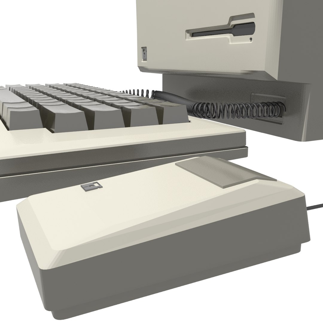 3d Model Of Old Computer