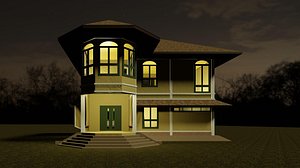 Colonial style house