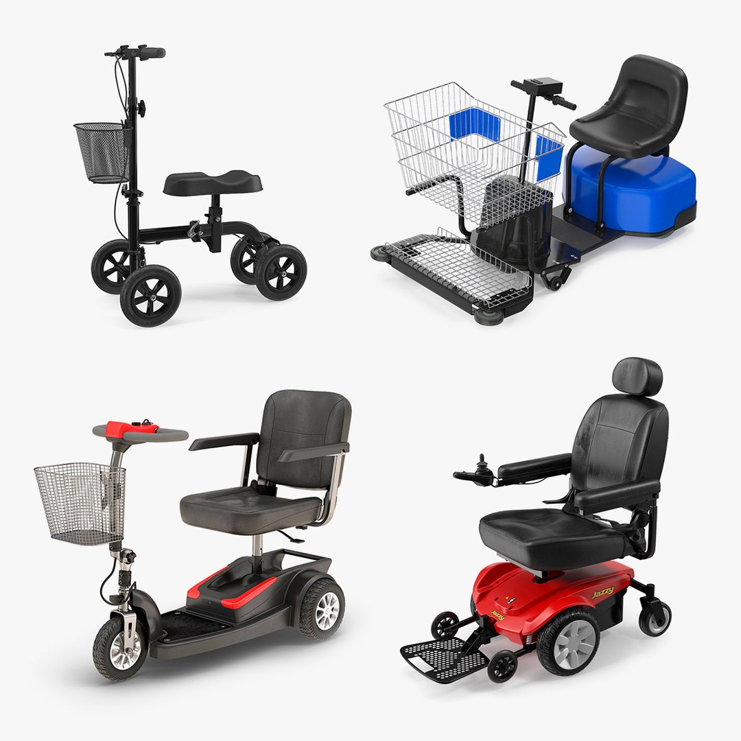 Mobility Aids for Disabled Persons Collection 2 3D model preview