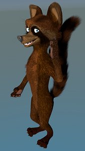 racoon animation blend