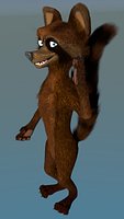 3D Racoon