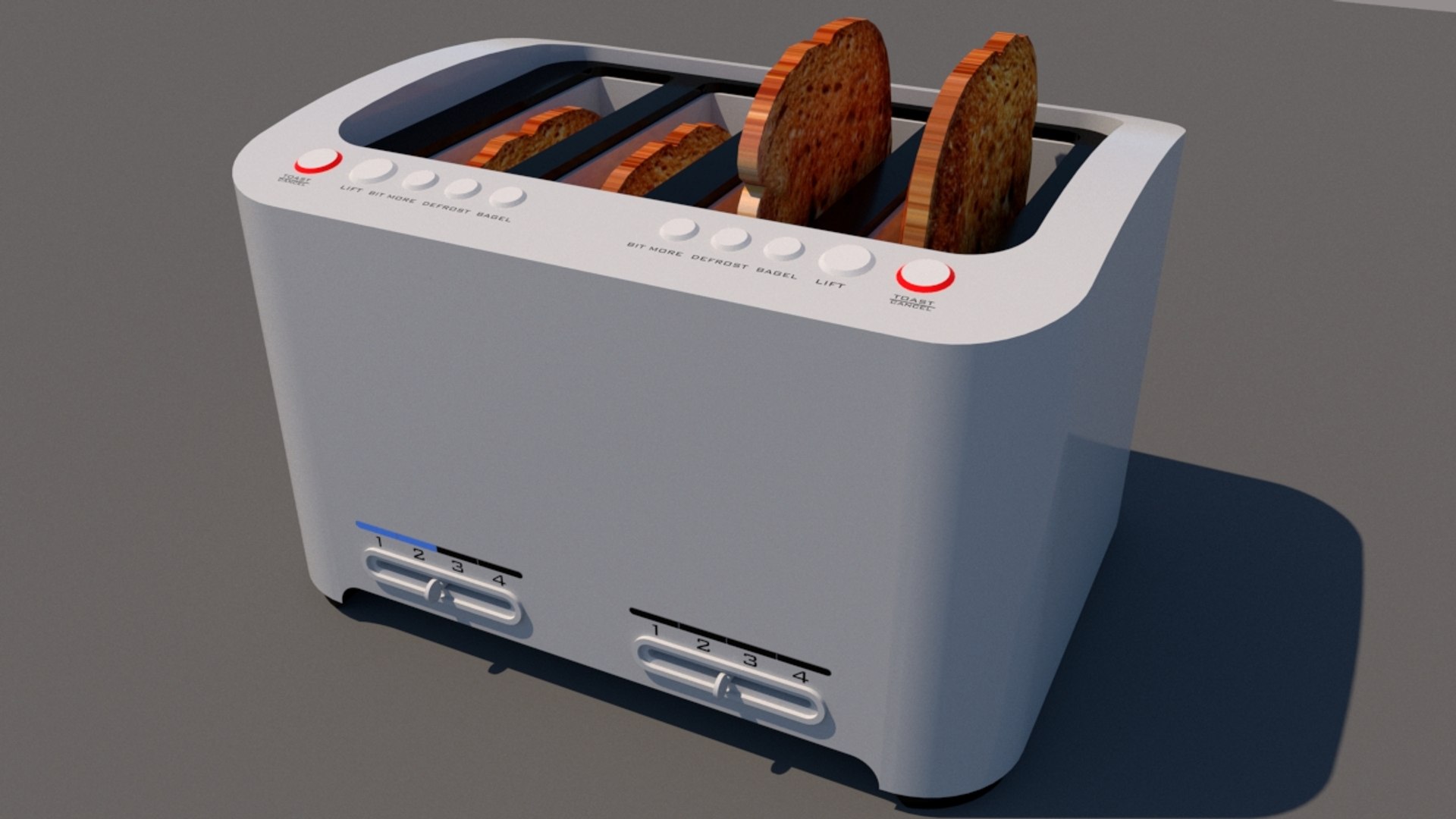Bread Toster 3D Model - TurboSquid 1676836