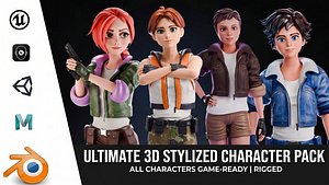 Ultimate 3D Stylized Character Pack