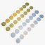 Coin Collection: Gold & Silver - Numbers & Signs (For Games)