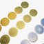 Coin Collection: Gold & Silver - Numbers & Signs (For Games)