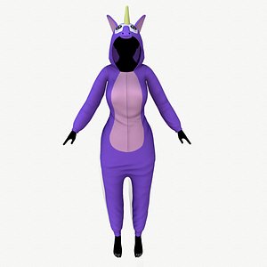 unicorn kigurumi model