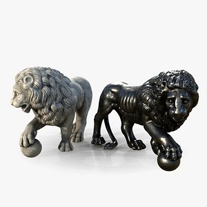 Lion Statue model