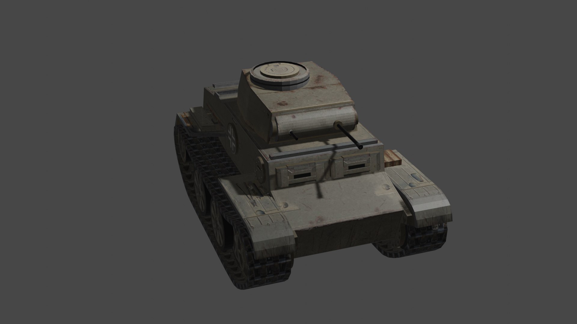 3D Model Pz II J - TurboSquid 1853424