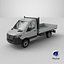Mercedes Sprinter Pickup Body 4x4 3D model