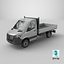 Mercedes Sprinter Pickup Body 4x4 3D model