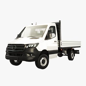 Mercedes Sprinter Pickup Body 4x4 3D model
