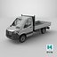 Mercedes Sprinter Pickup Body 4x4 3D model