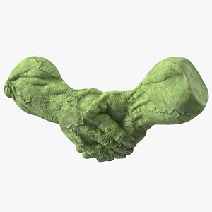 Handshake Gesture Emoji 3D Model $19 - .3ds .blend .c4d .fbx .max