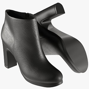 realistic women s shoes 3D model