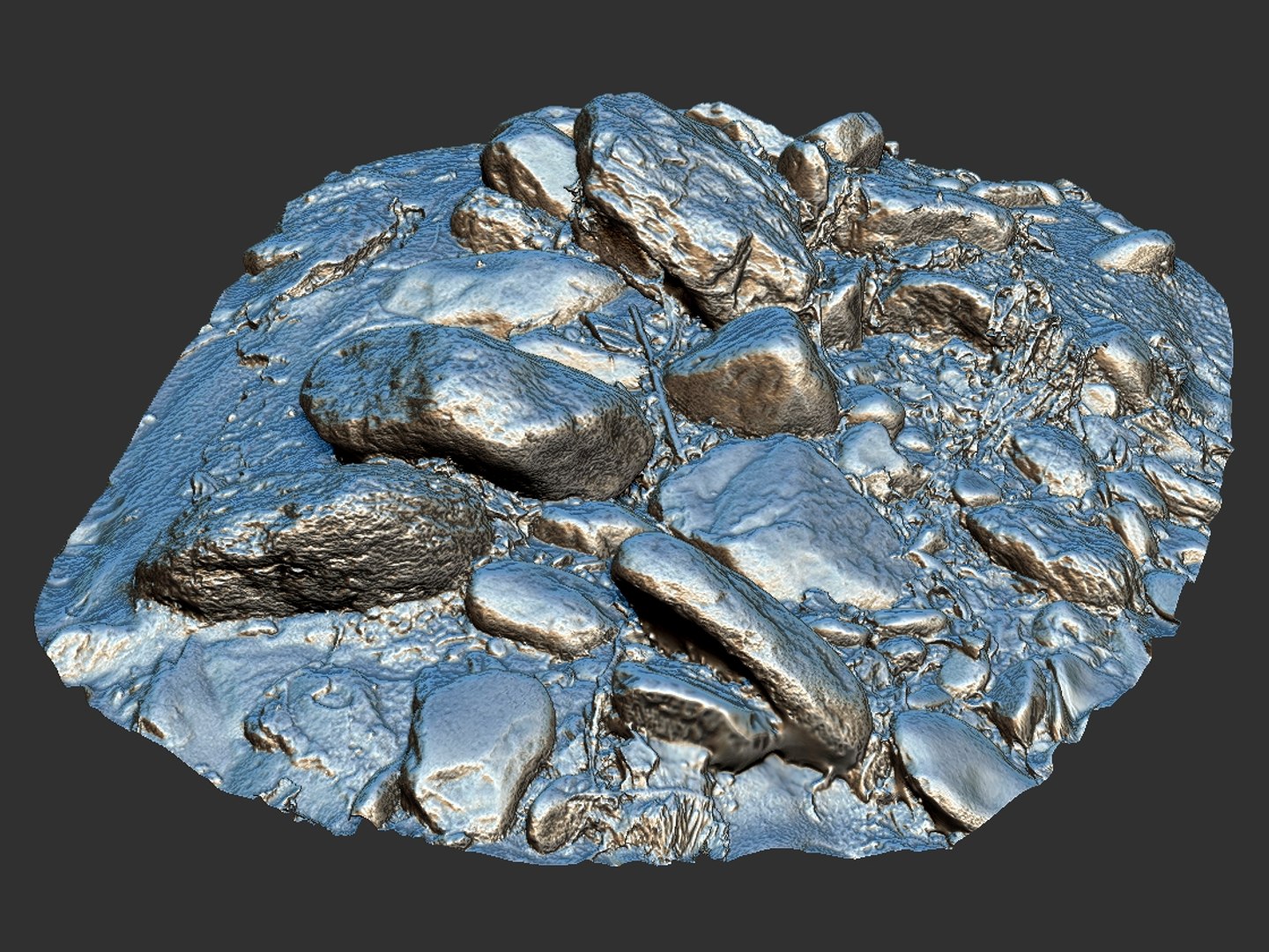 3D Forest Ground Rock 16k Model - TurboSquid 1328768