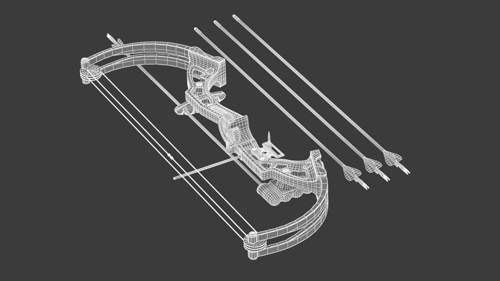 Bow Arrow 3d Model Turbosquid 1589534 4249