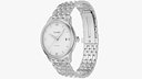 Classic Watch Steel Bracelet White Dial