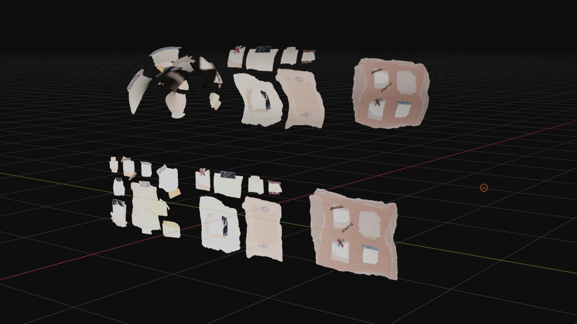 Charming Sticky Notes Set Model - TurboSquid 2110213
