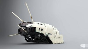 3d model space ship