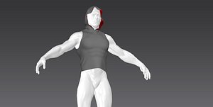 vest muscular hood marvelous model