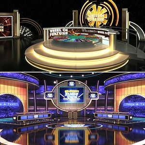 3D Celebrity Family Feud and Wheel of Fortune Collection