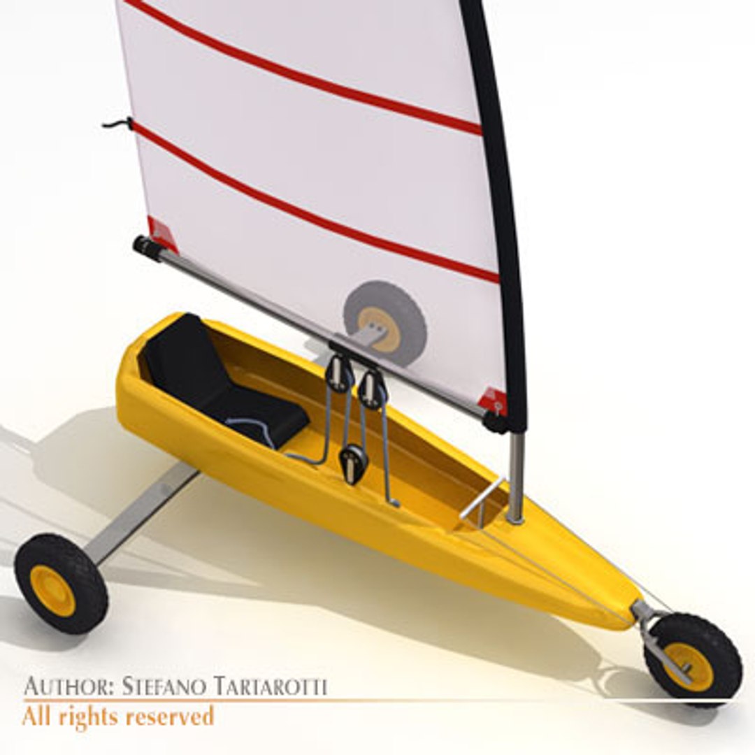 3d 3ds Sand Yacht Land