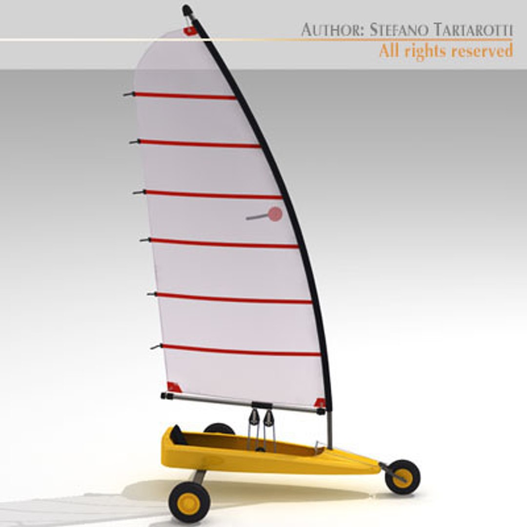 3d 3ds Sand Yacht Land